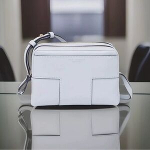 NWT TORY BURCH BLOCK-T DOUBLE ZIP CROSSBODY